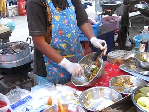 Zubereitung von Schalenurtieren in Hua Hin Thailand