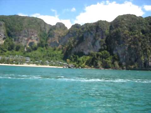 Longtail Boat from Tonsai Beach to ao Nang