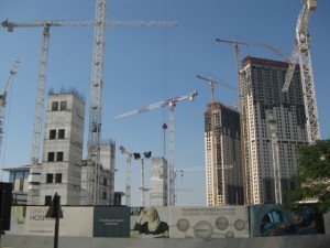 Baustelle in Dubai
