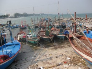 Hua-Hin-Fischerboote