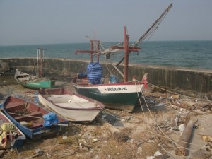 Hua-Hin-Fischerboote-Heineken