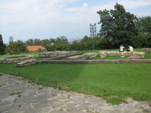 Burg Bratislava am Anfang2